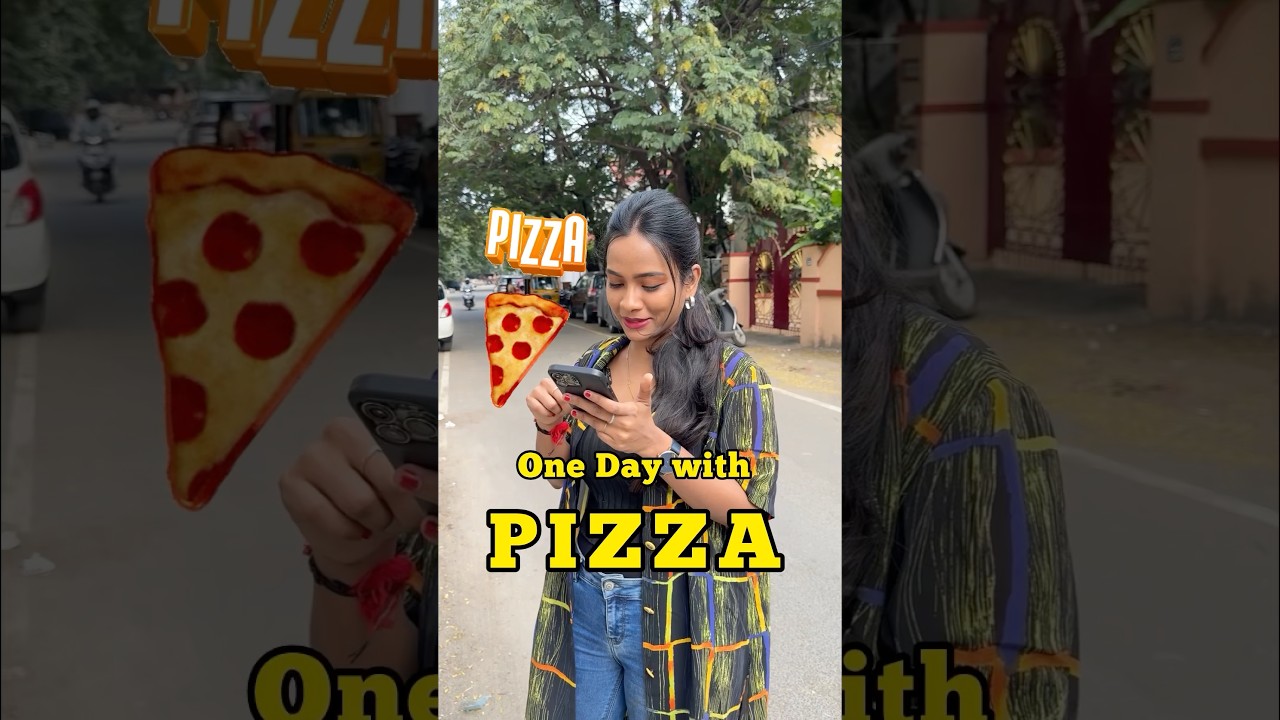 🍕One day challenge with PIZZA 😍‼️ 