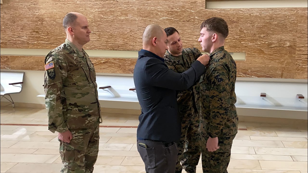 Meritorious SSgt Promotion USMC and Speech (5 Year TIS SSgt) #marine