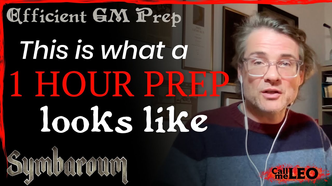 Prepping a session in 1 Hour tops! | Symbaroum