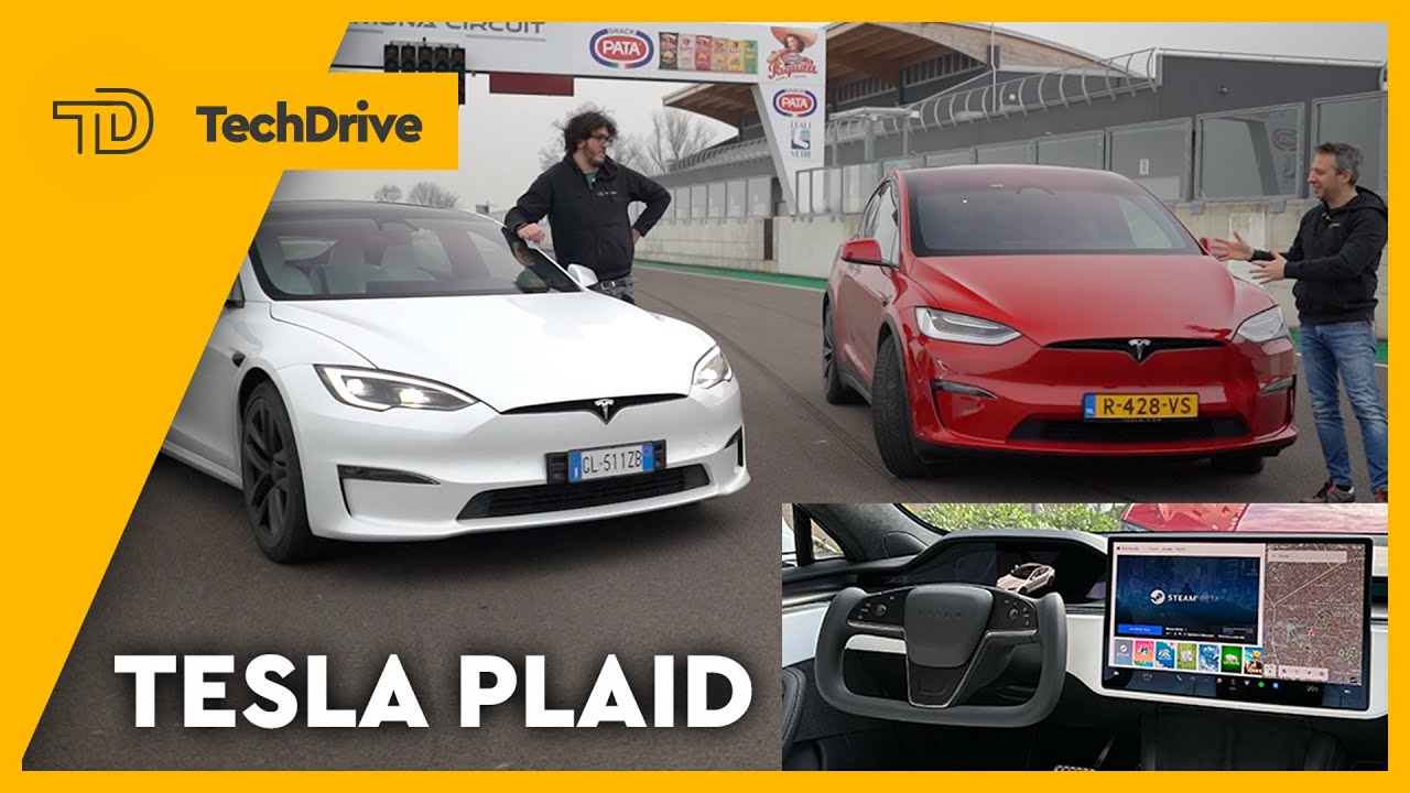 LE NUOVE TESLA 2023 Model S e X PLAID Test Drive PISTA e STRADA