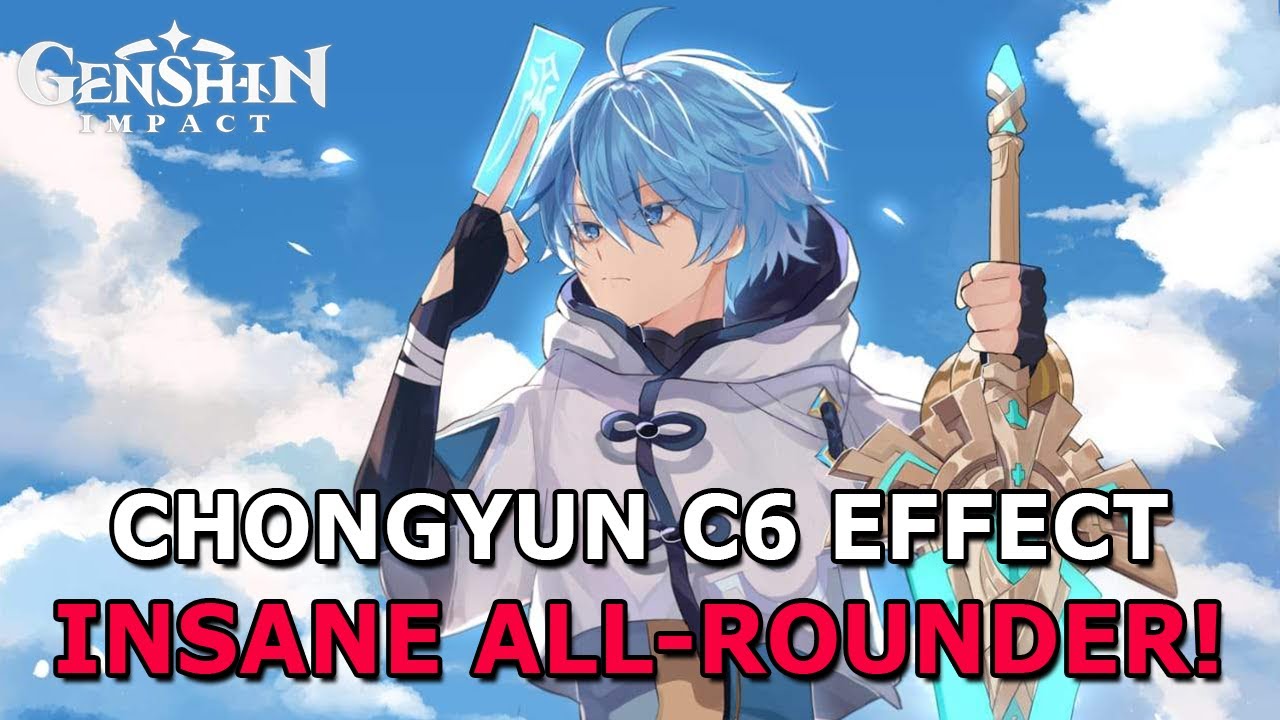 CHONGYUN C6 EFFECT SHOWCASE! INSANE ALL-ROUNDER! - GENSHIN IMPACT #180