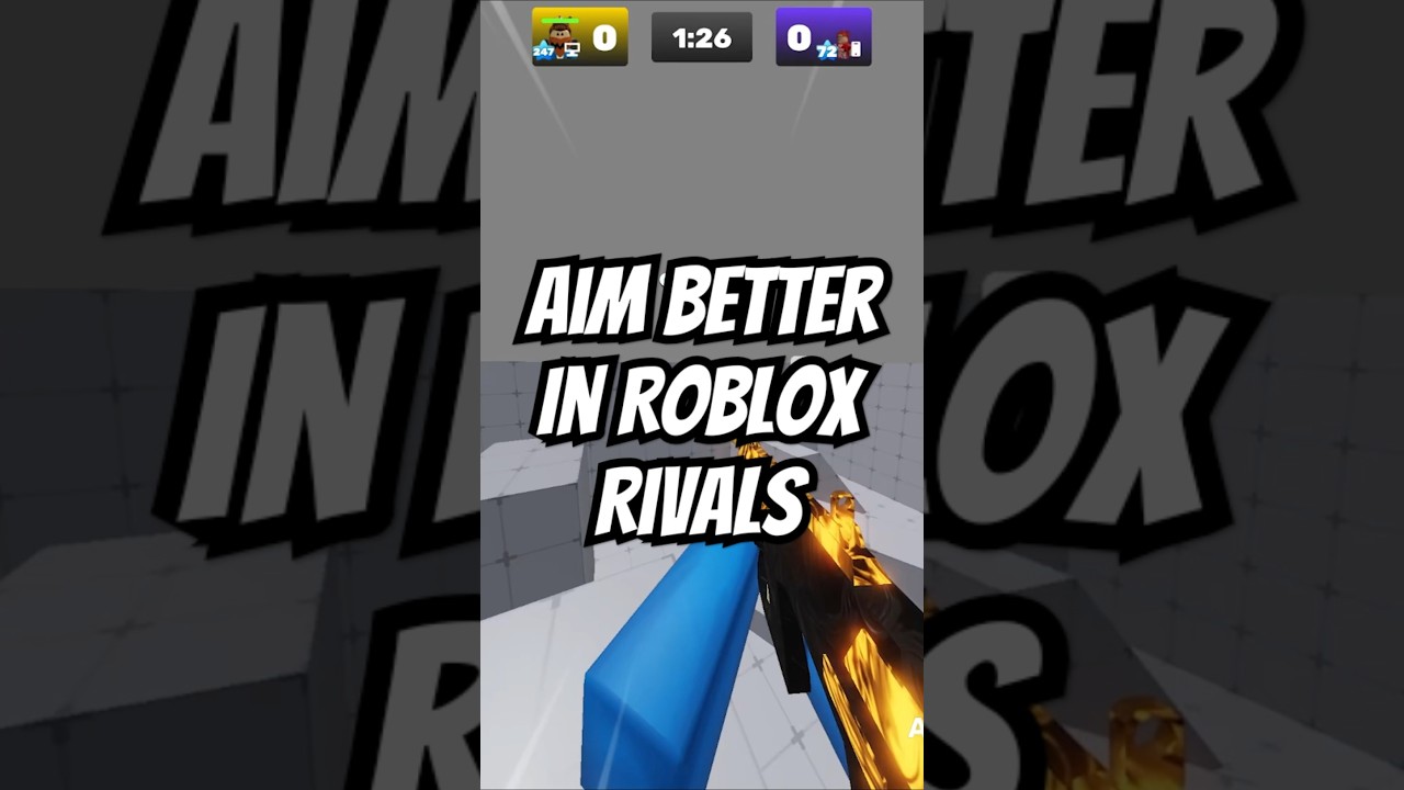 How To Aim Better In Roblox Rivals #shorts #clix #robloxrivals