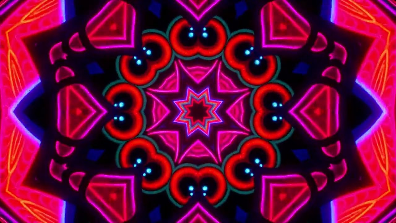 🍃 Aesthetic Kaleidoscope Visuals | Chill Vibes for Relaxation ❊60fps 🍃
