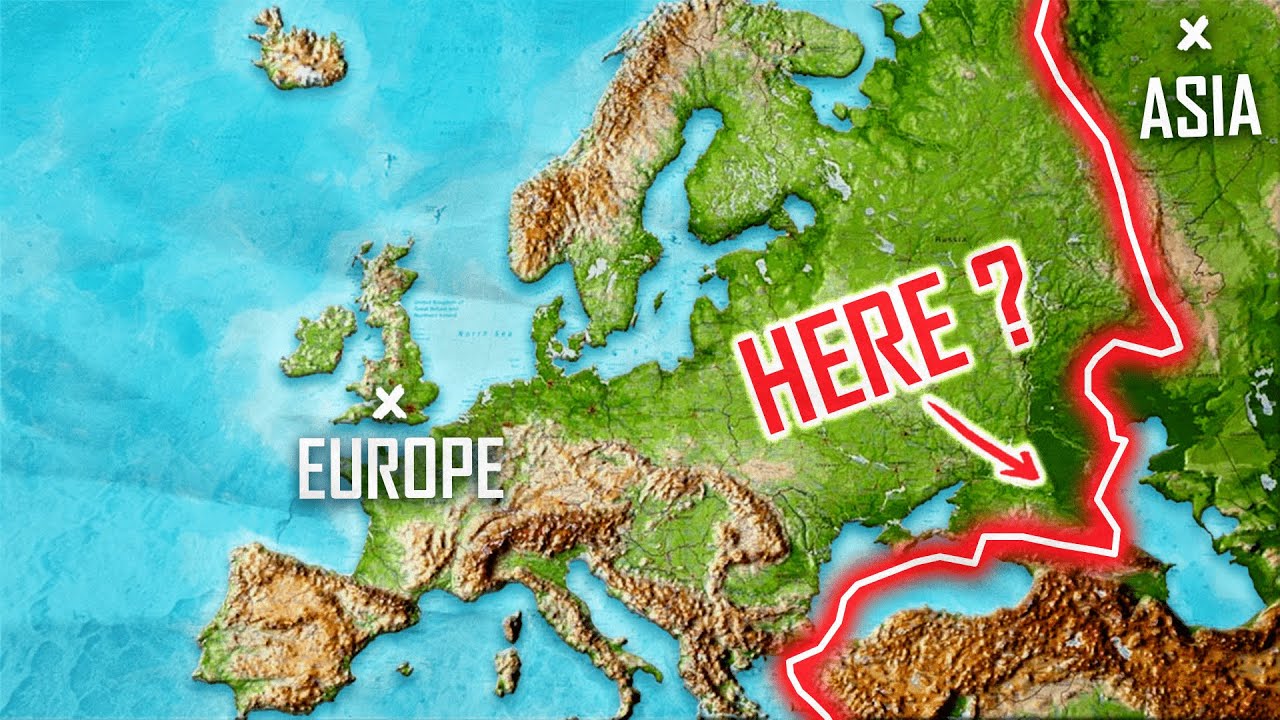 Where is the border between Europe and Asia?