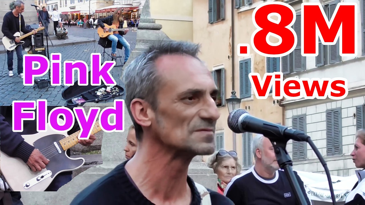 Comfortably Numb, Time, Money Pink Floyd Campo Fiori (Giordano Bruno) Roma, Italy, Serin Halim