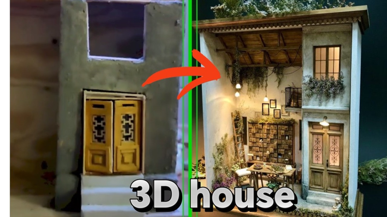 Building My Tiny Brick House | Miniature Dream Home (Part 1)