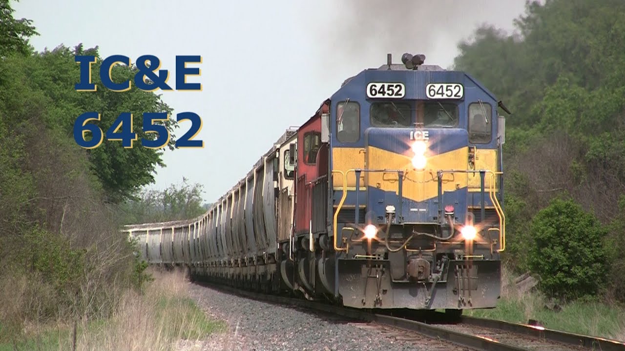 IC&E 6452 East, an EMD SD40-2 on 6-7-2014
