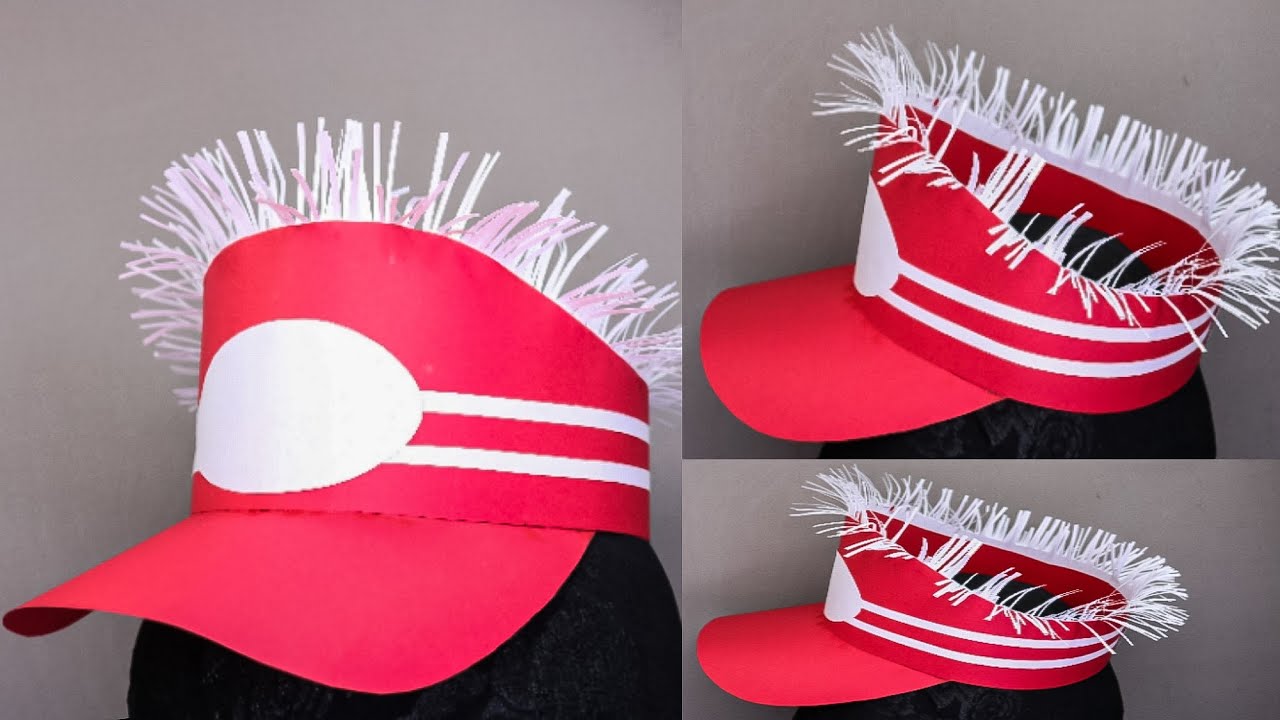 identitas kreatif cara membuat topi dari kertas karton merah putih bisa untuk karnaval 17 agustus