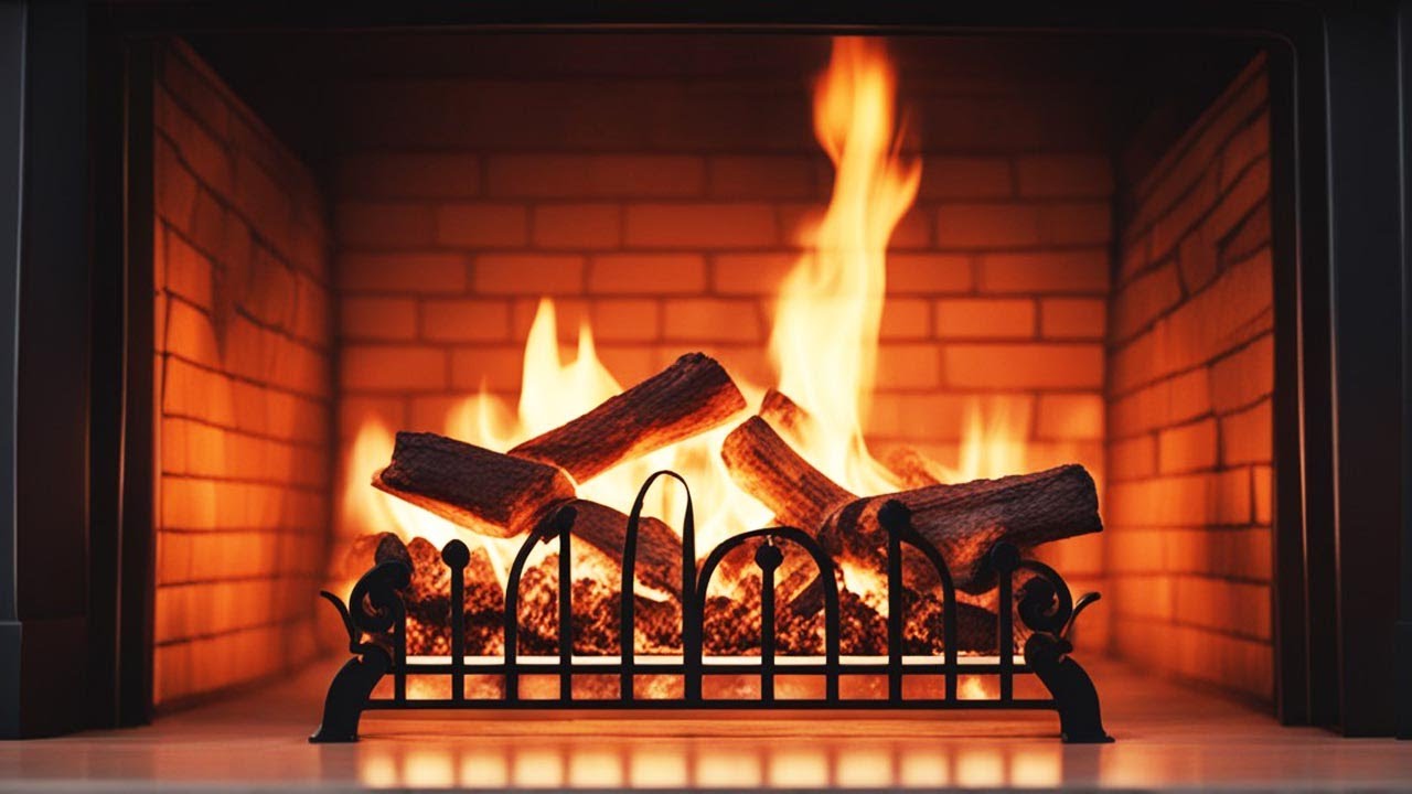 Musique d'Harmonisation Intérieure au Piano et Beau Feu de Cheminée Romantique | Soirée Calme et Zen