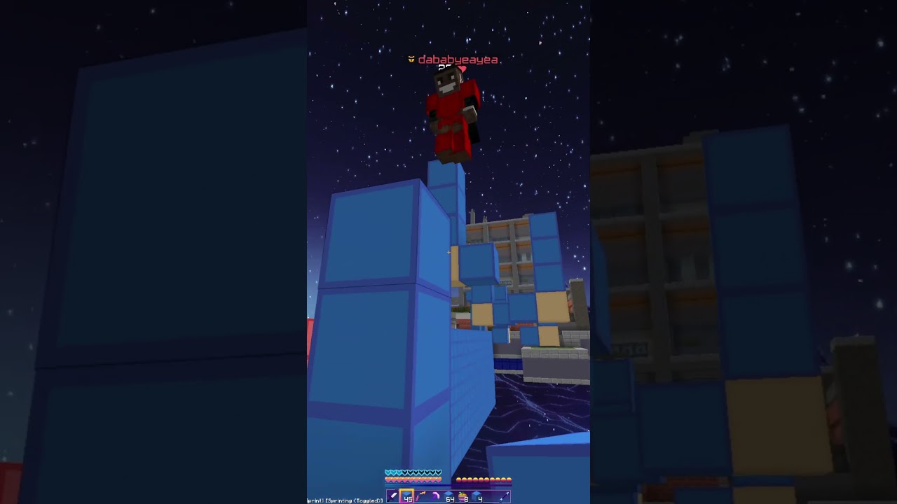 PARKOUR AND PVP GOAT 🐐!!! #minecraft #bedwars