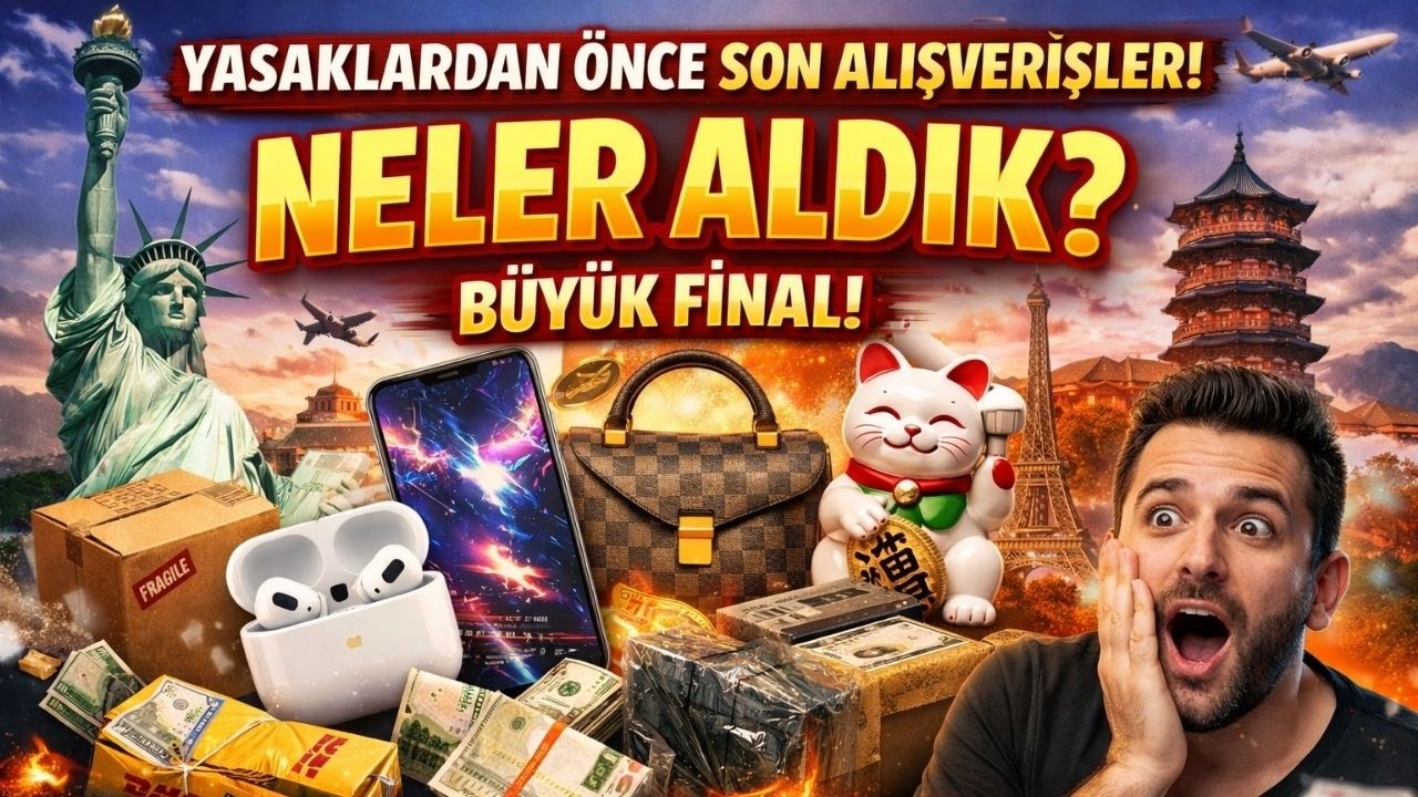 YASAKLARDAN ÖNCE SON YURT DIŞI ALIŞVERİŞ! 😱 NELER ALDIK? Büyük Final!