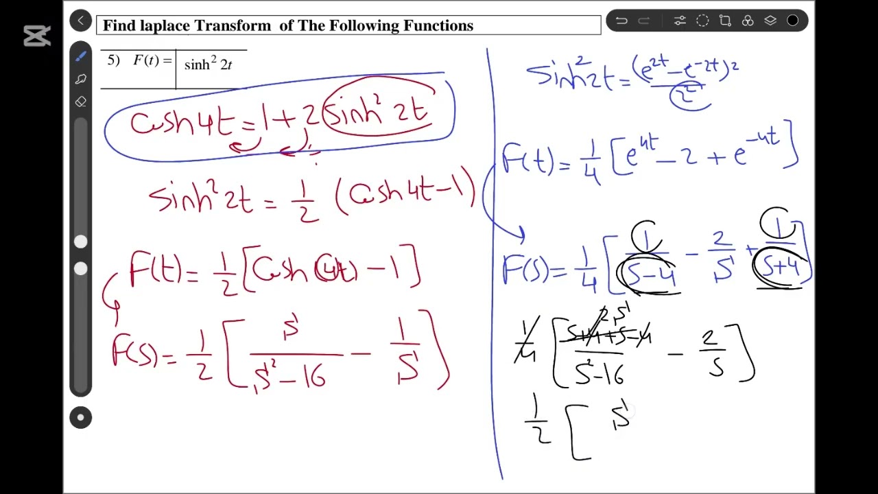 (Math4) Differential Equations: sheet(1) : La Place Transformation 