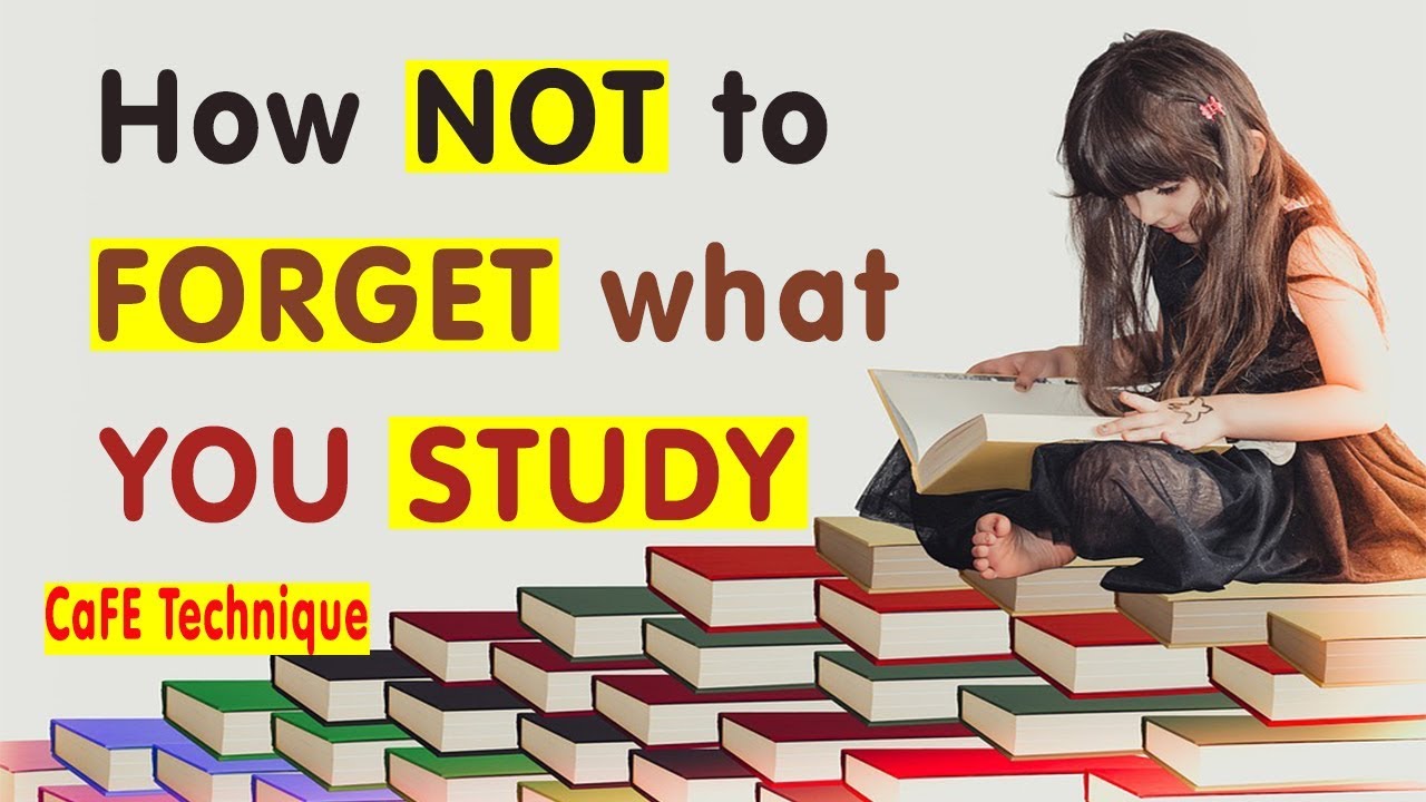 CaFE TECHNIQUE OF NOT FORGETTING WHAT YOU STUDY | LEARNING TECHNIQUE | STUDY TIPS