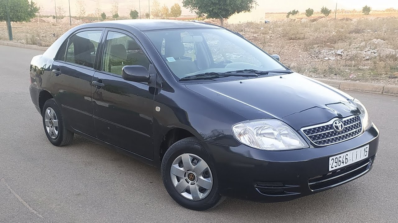الجديد ديال اليوم.طويوطا كورولا مازوط مديل 2003 الخيل 8 لمليح مرحبا 0652852683