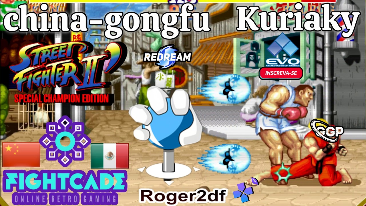 Street Fighter II'✅((CN)).china-gongfu🆚Kuriaky.((MX)).FT5-Fightcade2 ONLINE▶️OUTRO NIVEL🥉HOME🥊TOP!!🟢