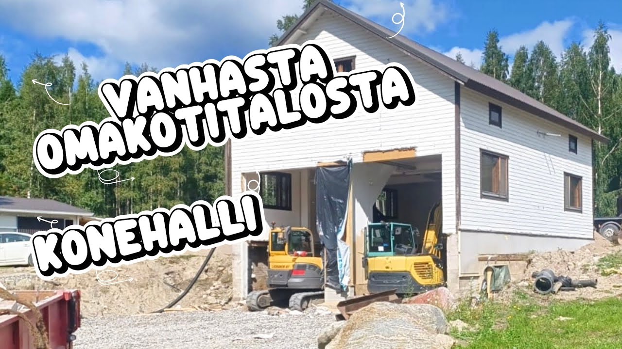 OMAKOTITALOSTA KONEHALLI