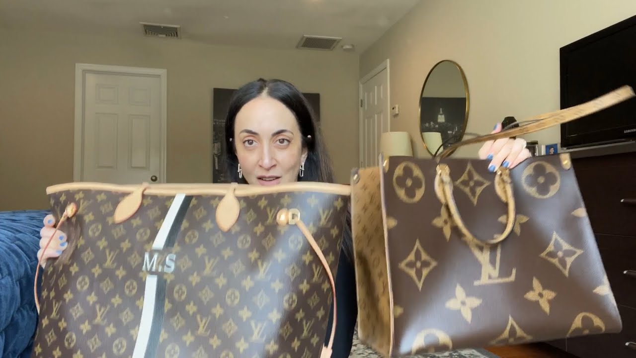 Сравнение сумок | Louis Vuitton Neverfull GM и Louis Vuitton Onthego GM