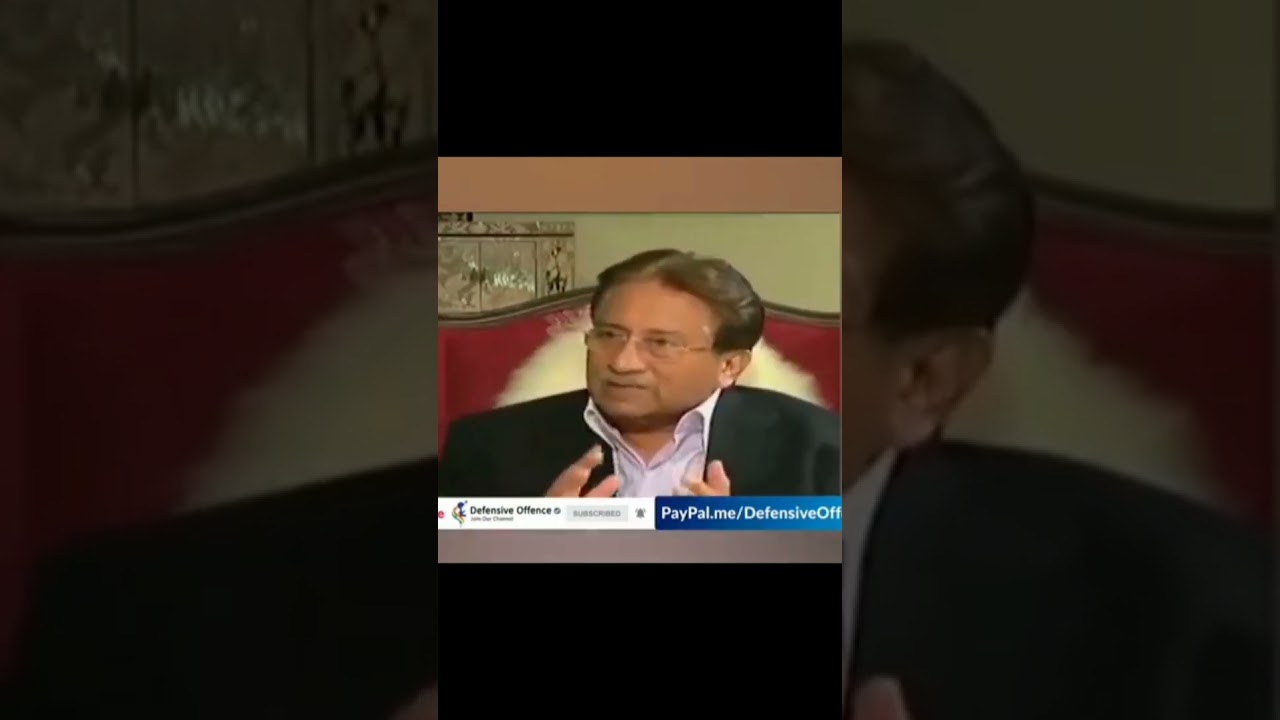General Parvez Musharraf about Taliban and terrorism