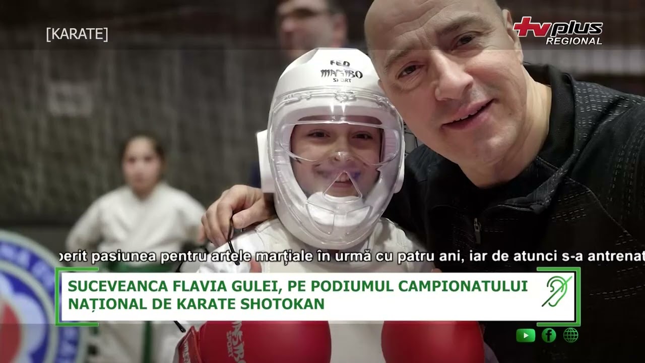SUCEVEANCA FLAVIA GULEI, PE PODIUMUL CAMPIONATULUI NATIONAL DE KARATE SHOTOKAN