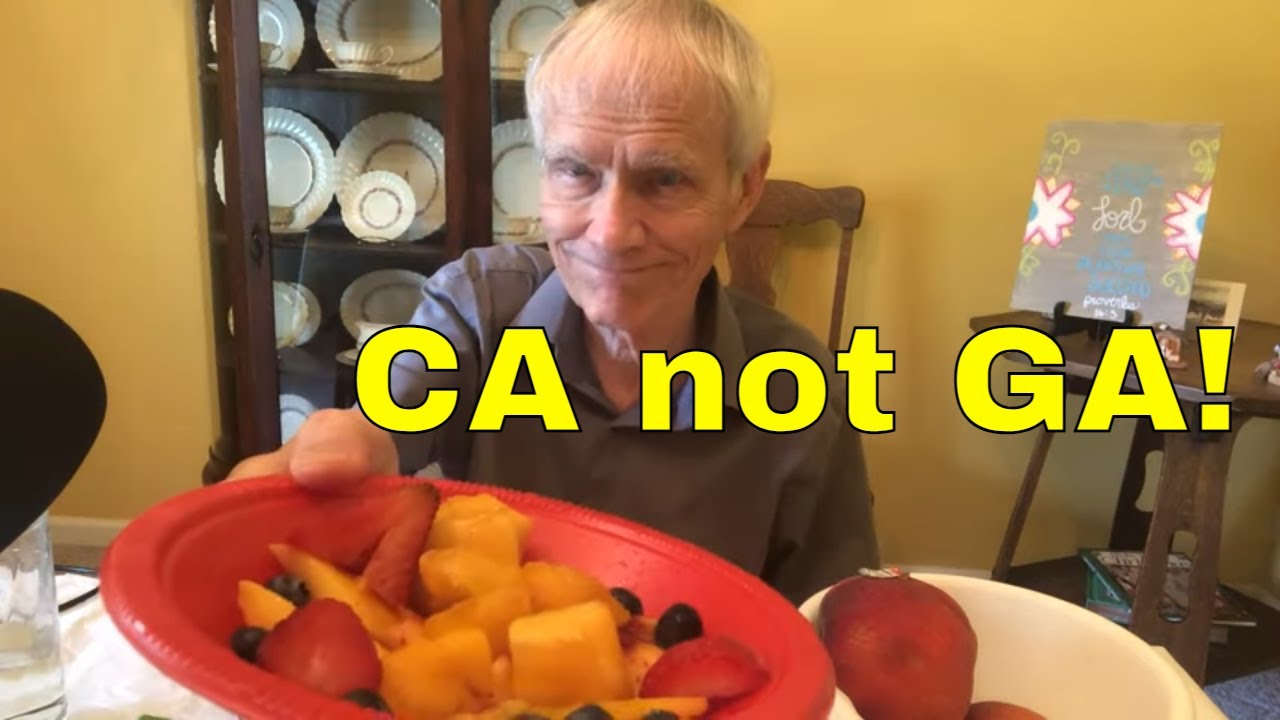 ASMR: Eating Georgia Peaches (But Not From Georgia)!