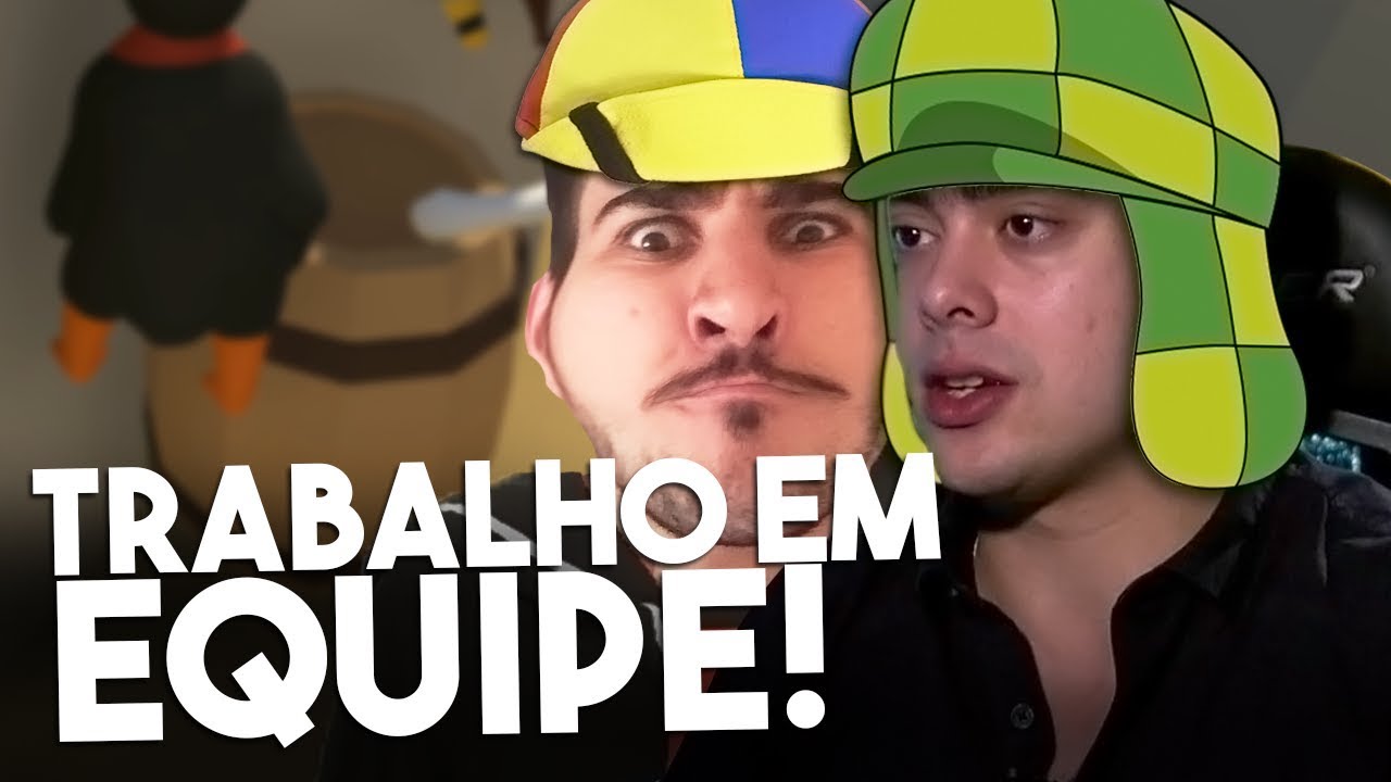 O PIOR TRABALHO EM EQUIPE DO MUNDO (Ft. Jukes, Yoda e Zirigud) / Human: Fall Flat
