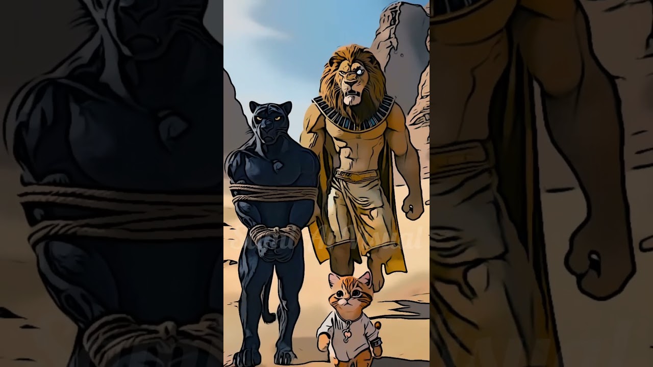 🔥 Ai Wild Drama – Lion Family vs Panther Gang! 🦁🐆
