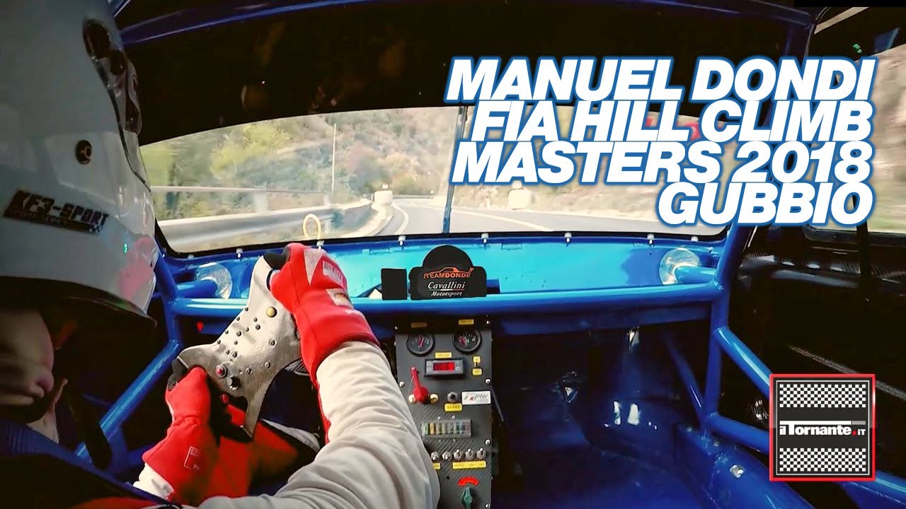 ON BOARD | MANUEL DONDI | FIA HILL CLIMB MASTERS 2018 | GUBBIO