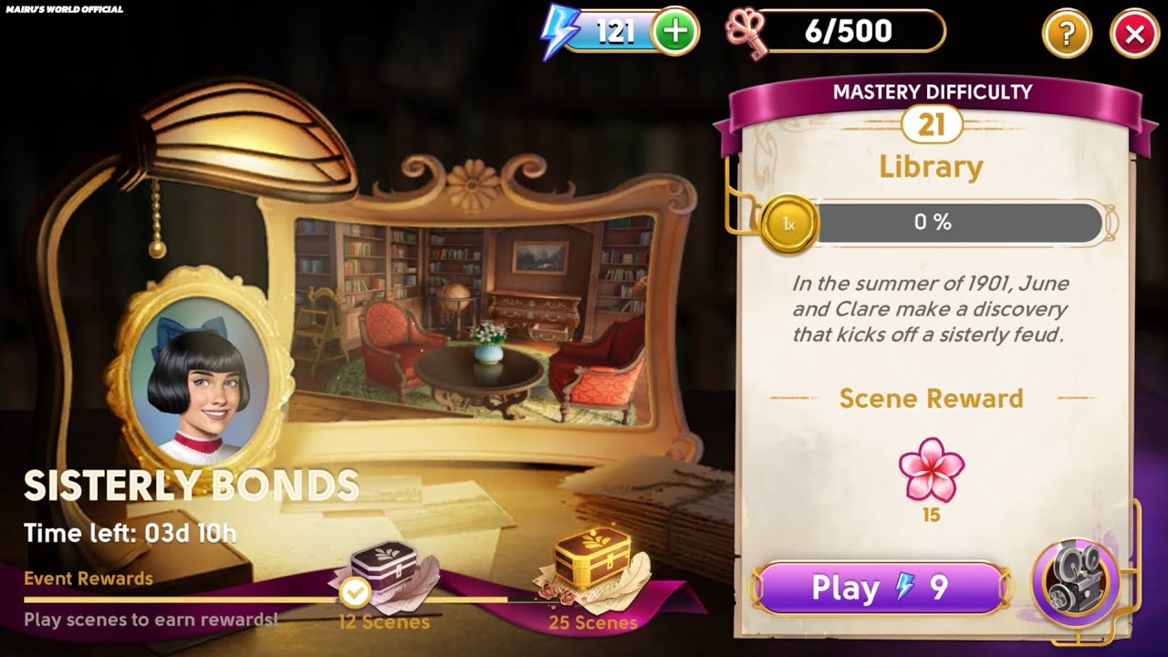 June's Journey Secrets 23R Scene 21 Library Word Mode 4K ULTRA HD
