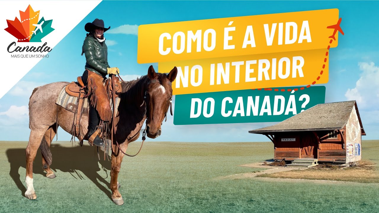 COMO É A VIDA NO INTERIOR DO CANADA? Conheça a PROVÍNCIA DE SASKATCHEWAN - VIDA RURAL no CANADÁ
