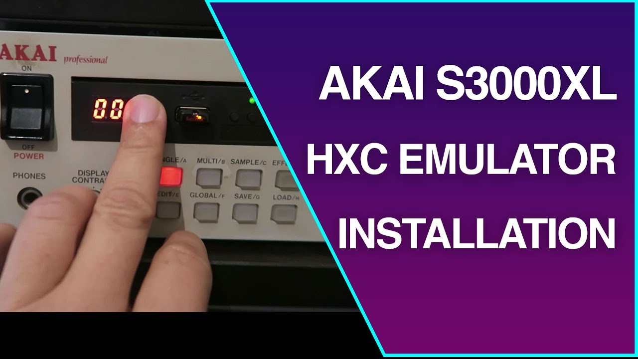 AKAI S3000XL is Back in 2019 | HXC Floppy Disk Emulator Instal