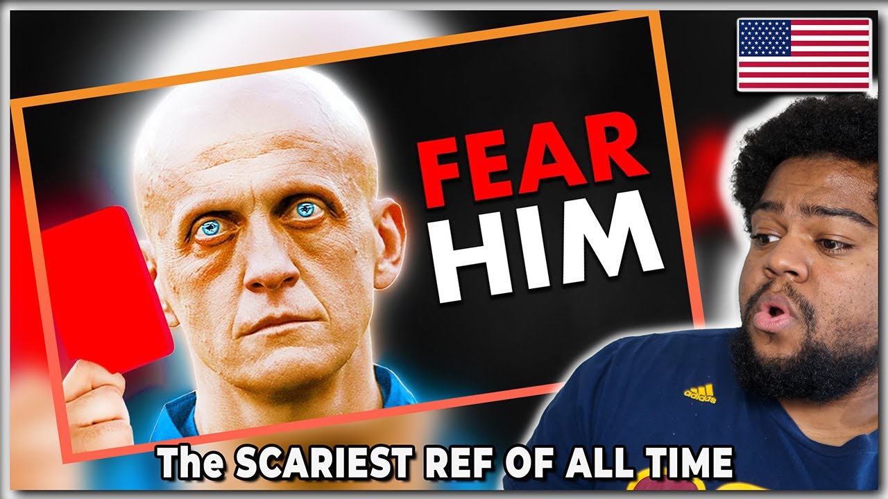 American Reacts To The SCARIEST Referee in FOOTBALL HISTORY (Pierluigi Collina)
