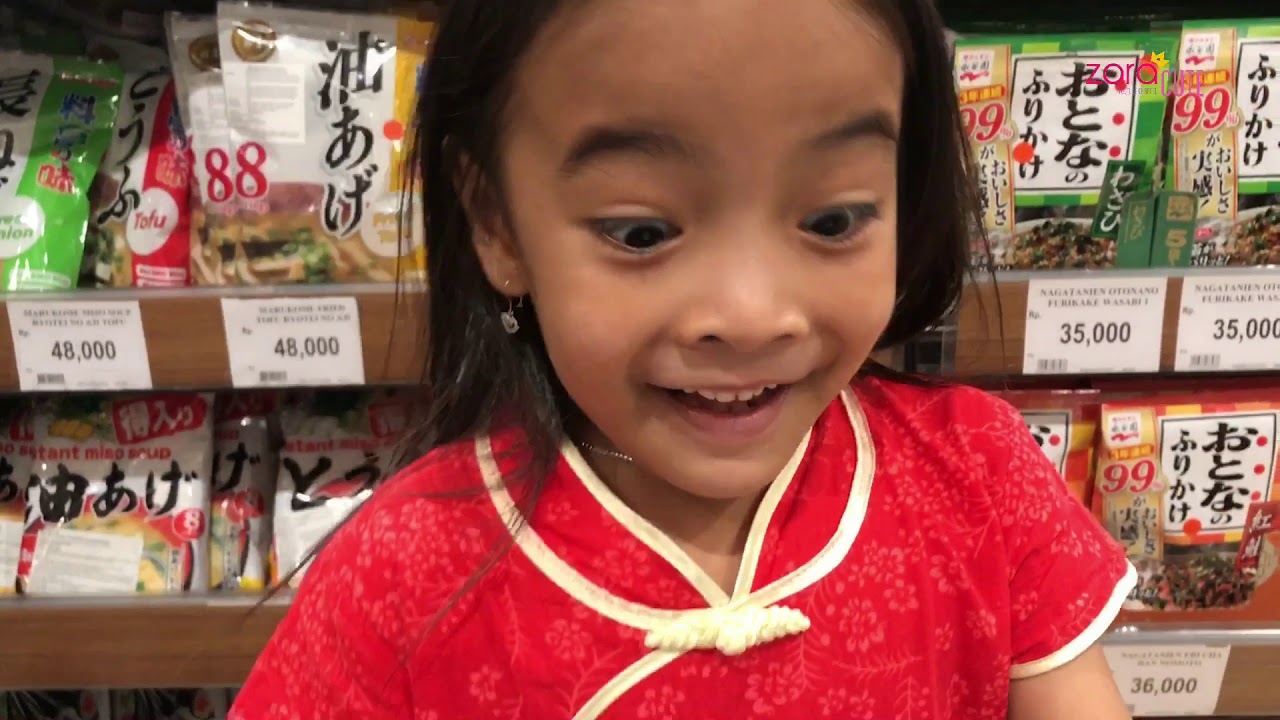 Zara Cute belanja Jajanan Jepang di Supermarket AEON Mall | Lucu Lucu Enak Enak