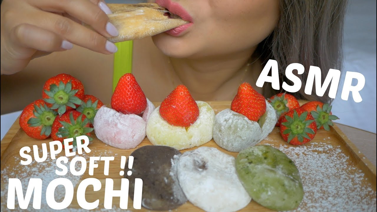 Mochi Super Soft | ASMR Soft Relaxing Sound *No Talking | N.E Let's Eat