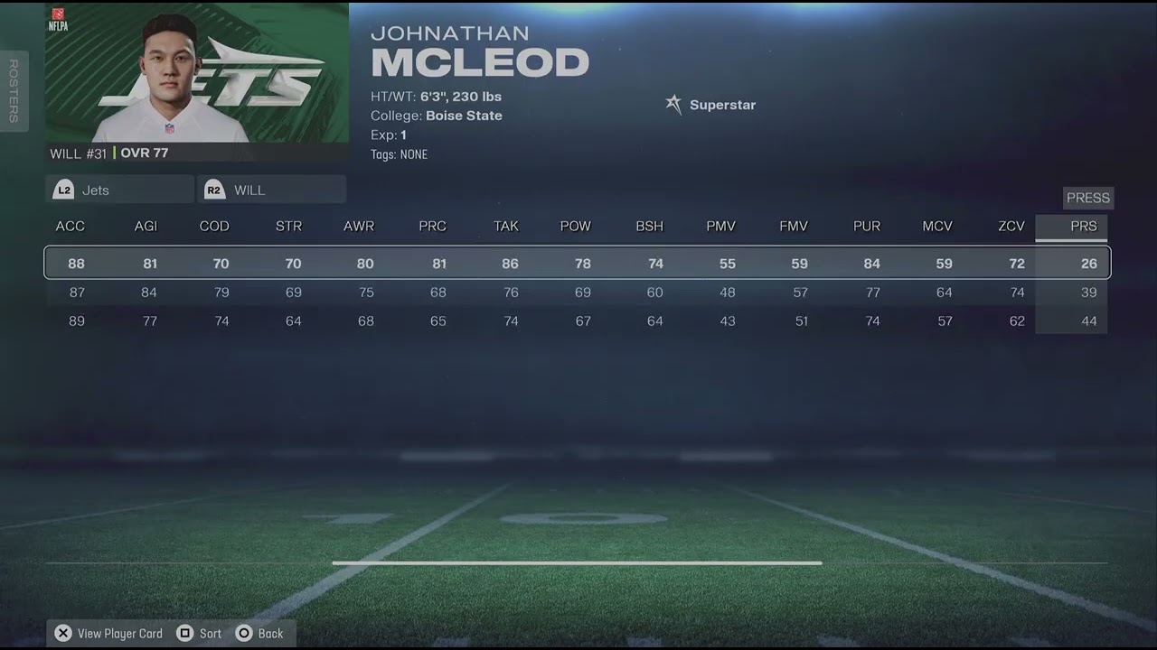 Madden NFL 26 - Defensive Personnel / Team Building Example