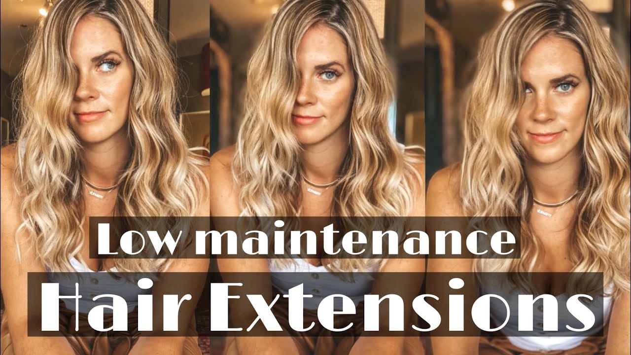 HAIR EXTENSIONS | see how low maintenance my great lengths extensions are! | Part 1
