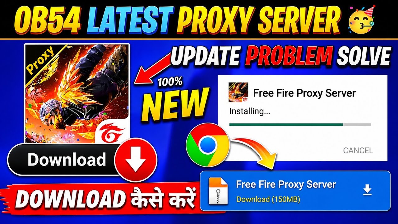 How To Solve All Problems In OB54 Proxy Server! 😲 | Damage Fix, Gifts & ID Safe? 🔥 