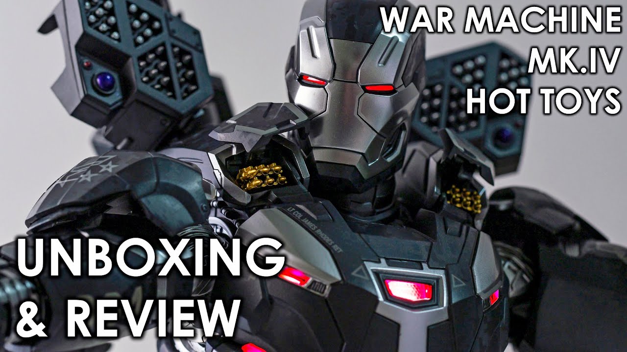 Hot Toys War Machine Mark IV (Mark 4) Avengers Infinity War Unboxing & Review