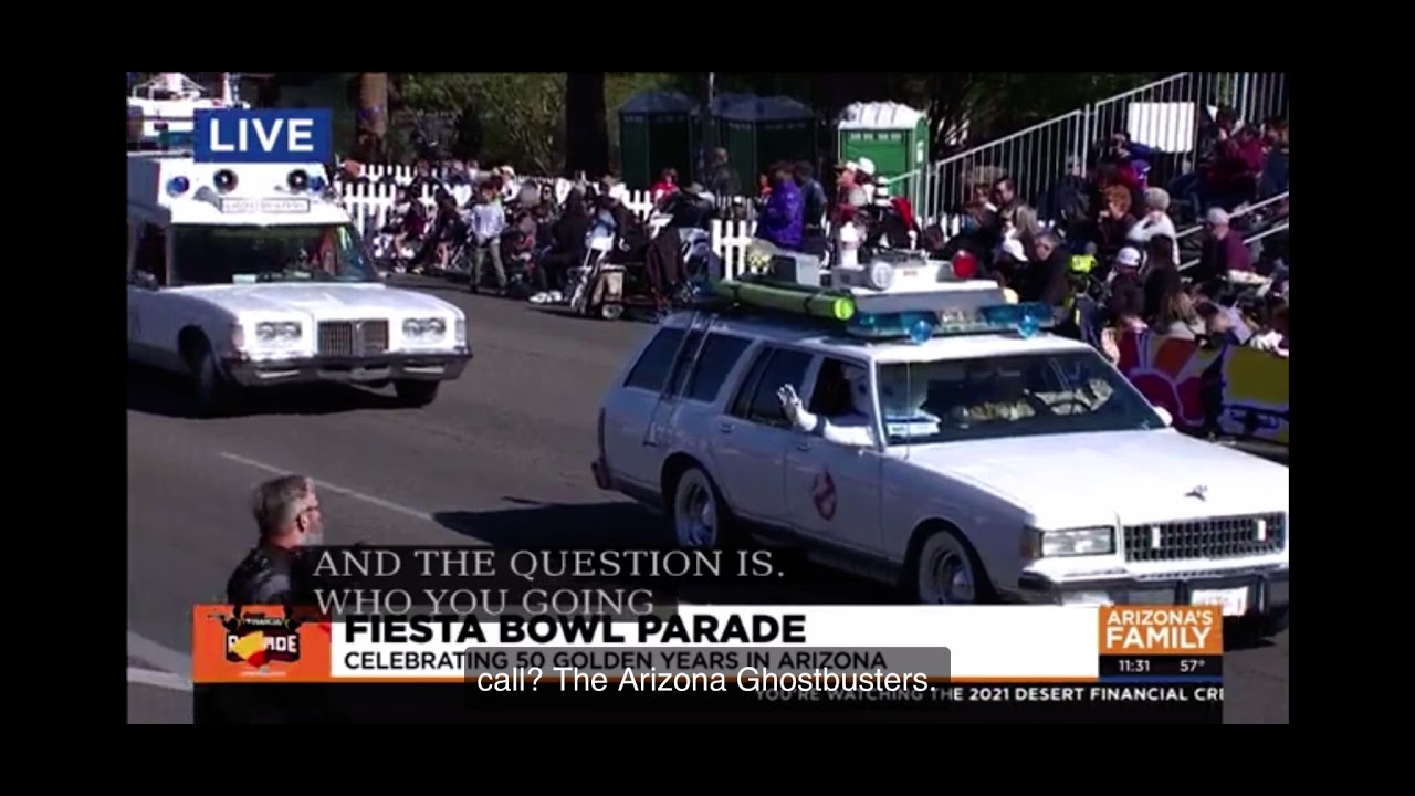 Arizona Ghostbusters In 2021 Fiesta Bowl Parade