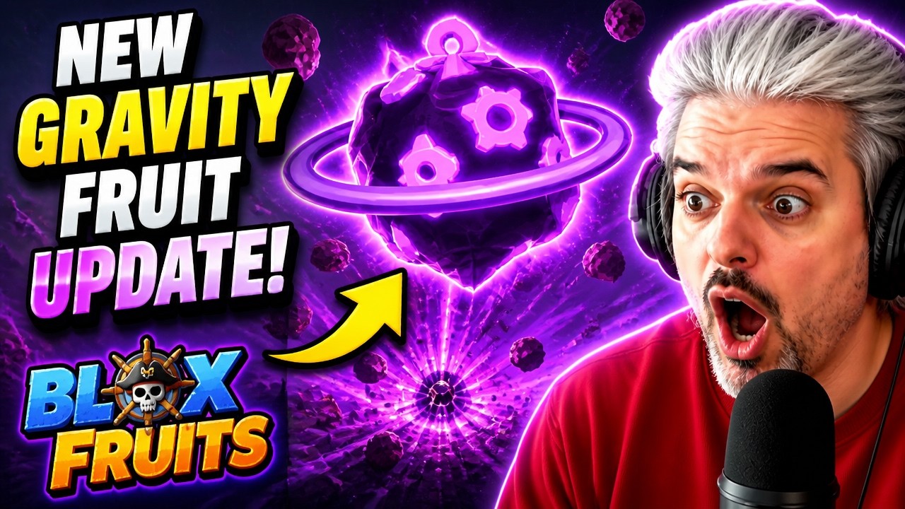 King Deived Reacts to the NEW Gravity Fruit Update in Blox Fruits!