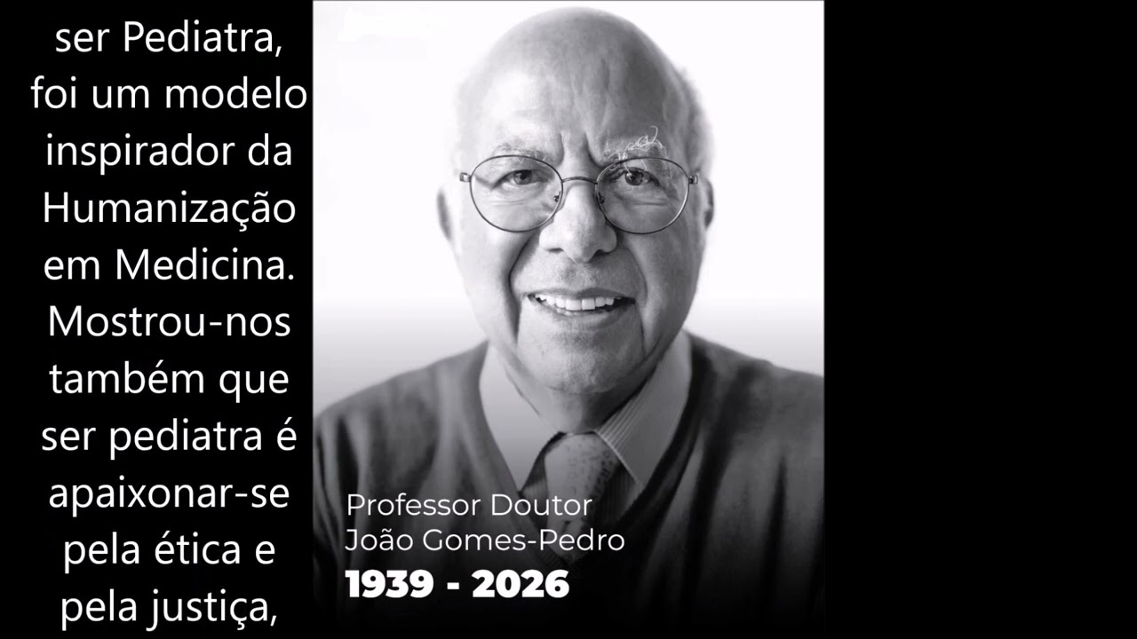EM MEMORIA DO PROFESSOR DOUTOR JOAO GOMES PEDRO