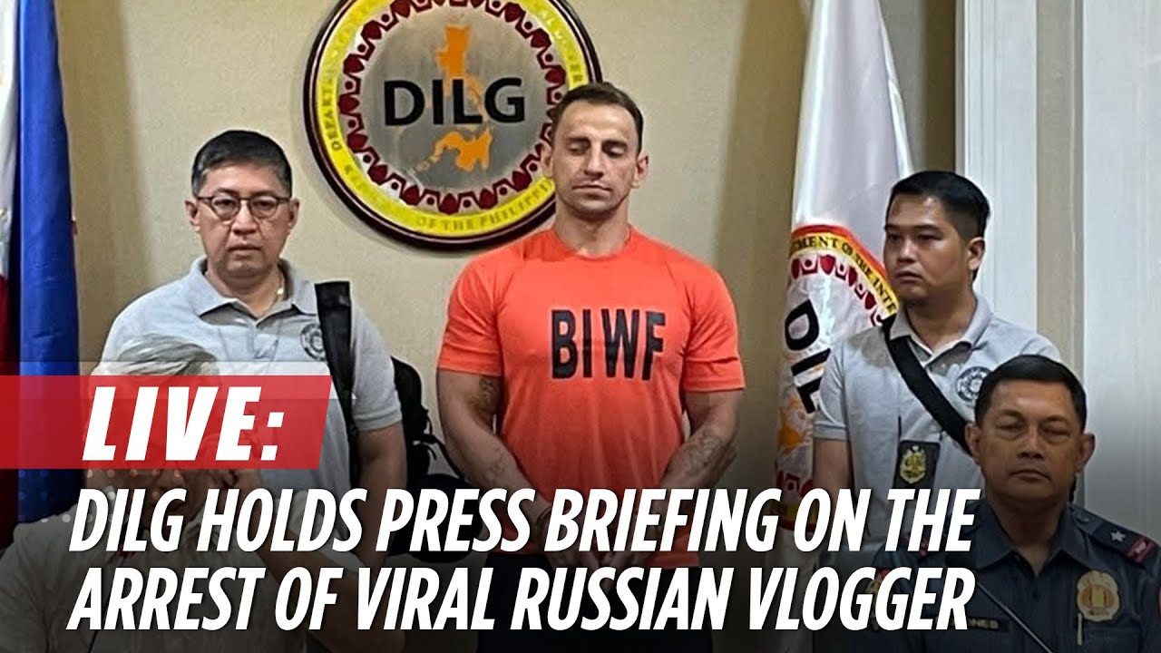 LIVE: DILG holds Press Briefing on the arrest of 8 rogue cops and viral Russian vlogger | April 7