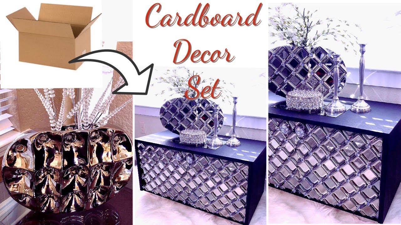 UNBELIEVABLE CARDBOARD DECOR SET!!! ROOM DECOR ON A BUDGET!