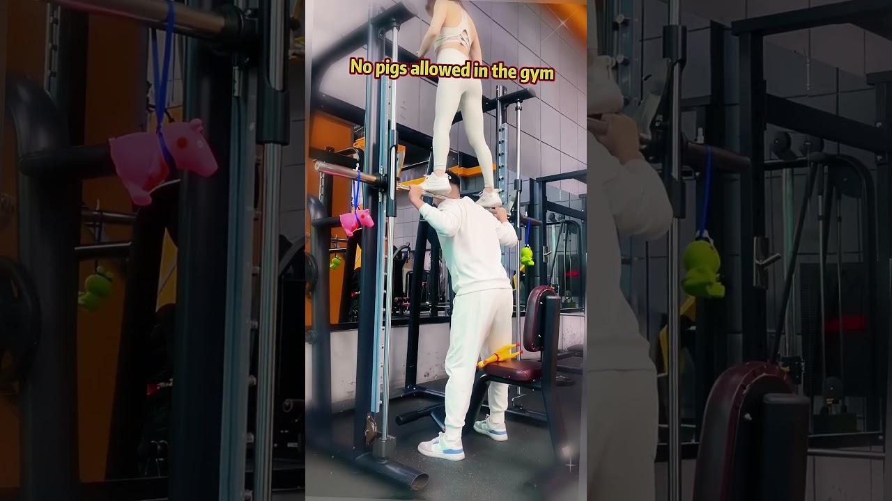 No pigs allowed in gym🤣🤣 