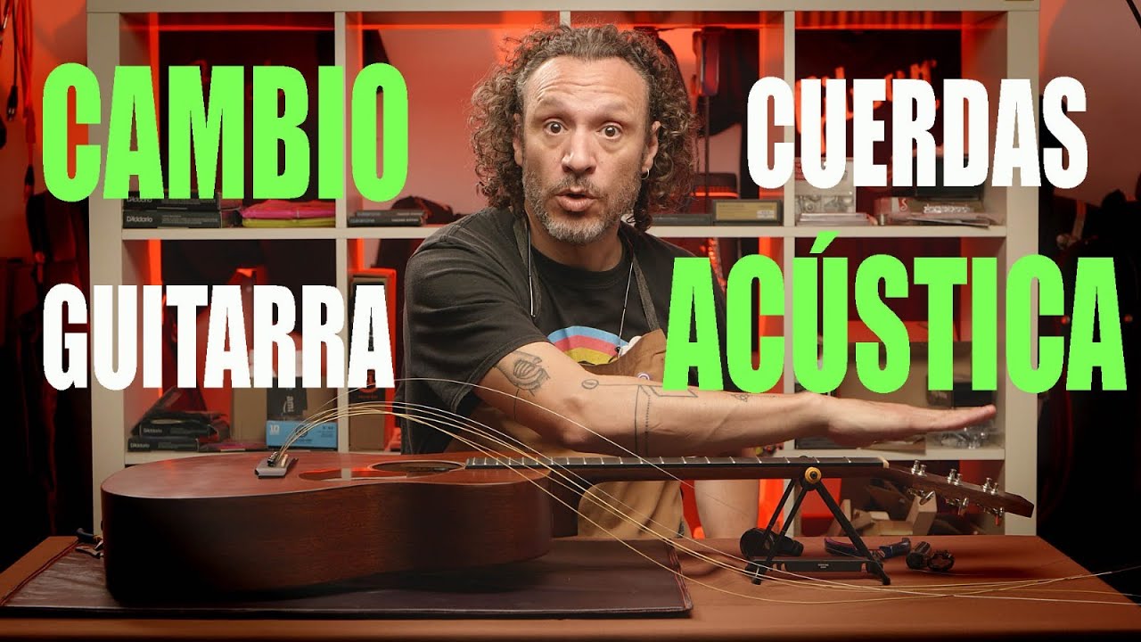 TODOS LOS TRUCOS para cambiar las cuerdas en tu guitarra acústica o eléctrica.