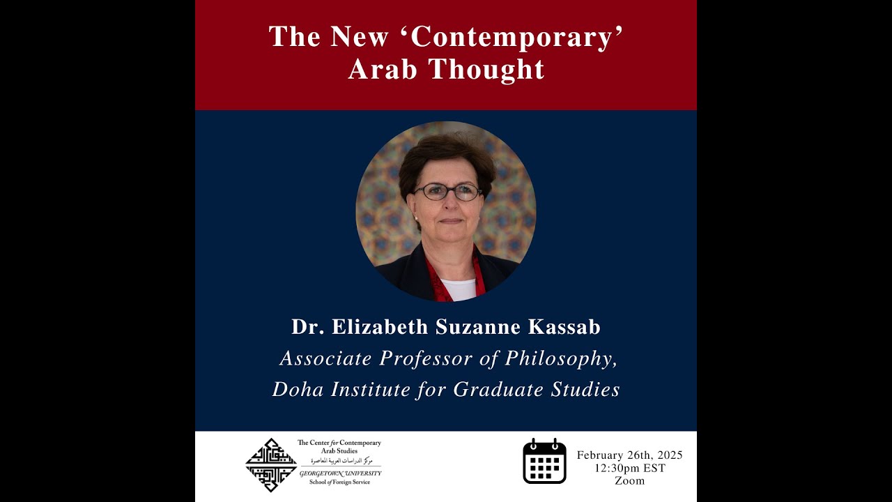 The New ‘Contemporary’ Arab Thought