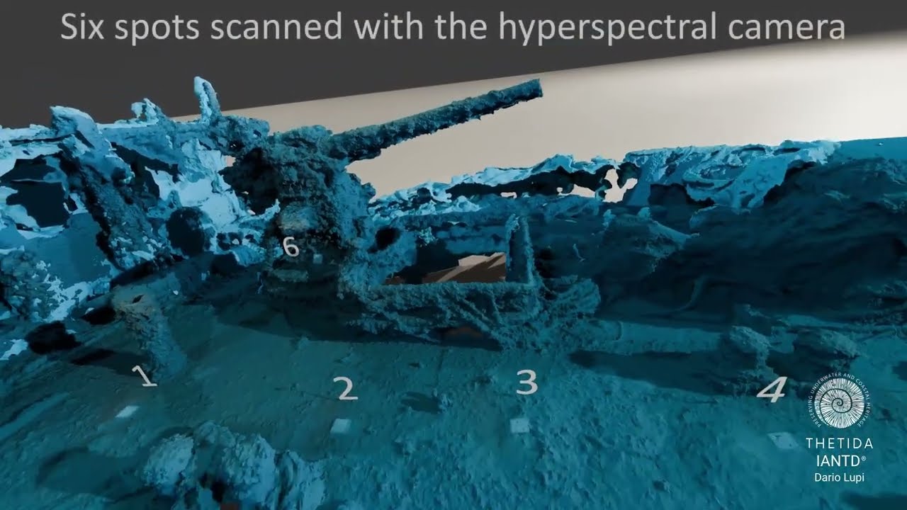 3D EQUA WRECK ANIMATION - IANTD FOR THETIDA PROJECT