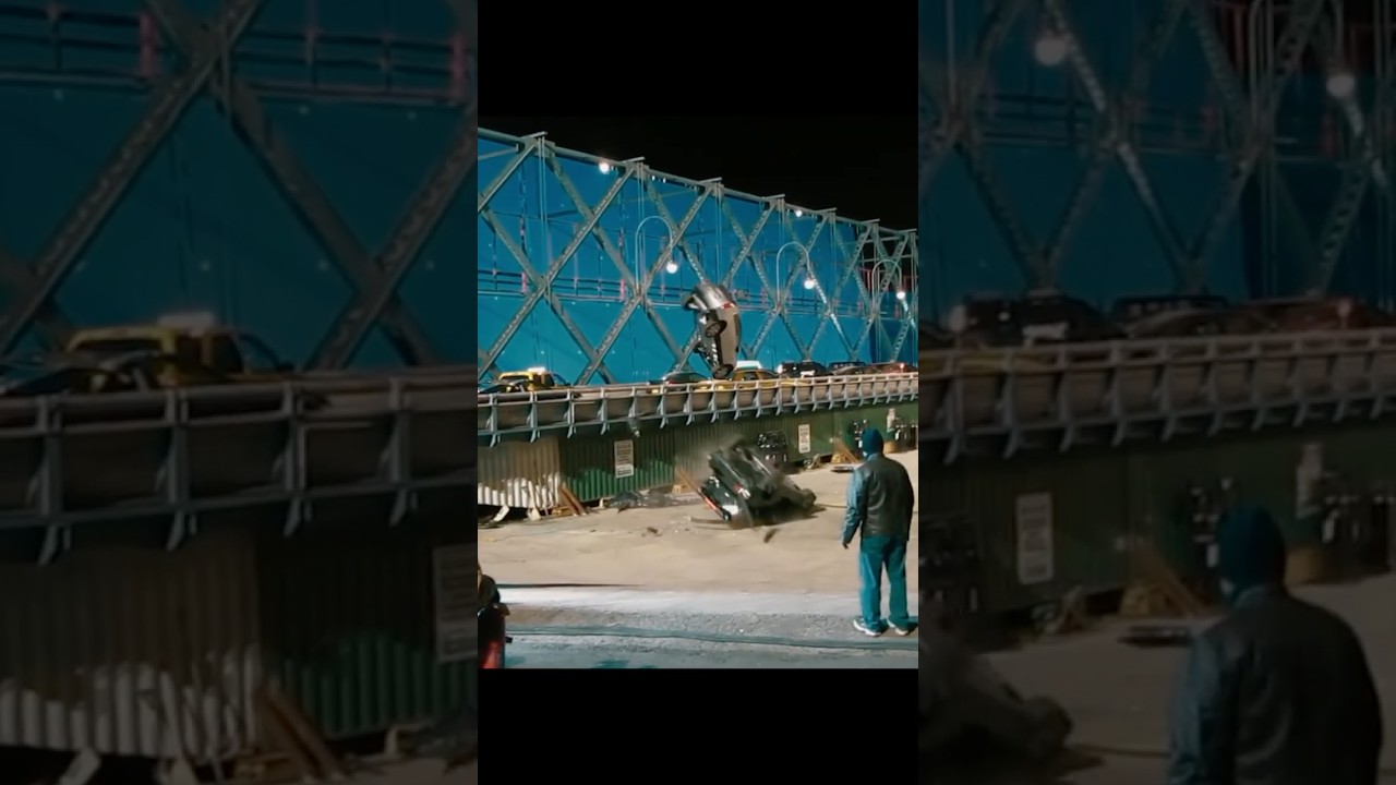 Amazing Spider-Man Behind the Scenes: How They Flipped Cars On Bridge Stunt (2012)