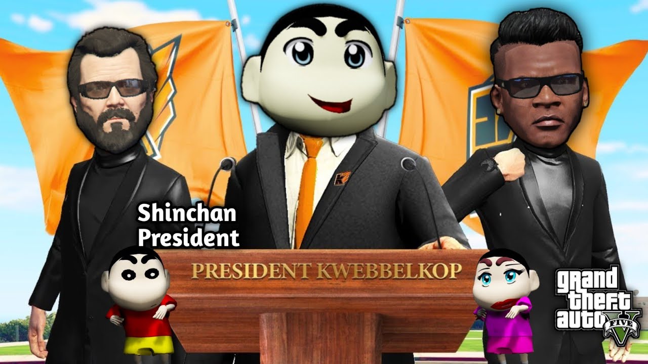 GTA 5: Shinchan Become Richest President In Los Santos😲Franklin Gifting This Position 😲 Ps Gamester