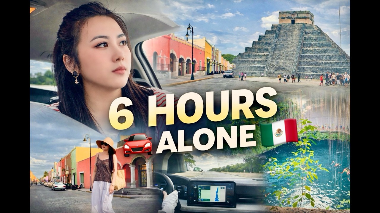 I Drove 6+ Hours Alone Across Yucatán, Mexico 🇲🇽 (Hardest Day Yet)