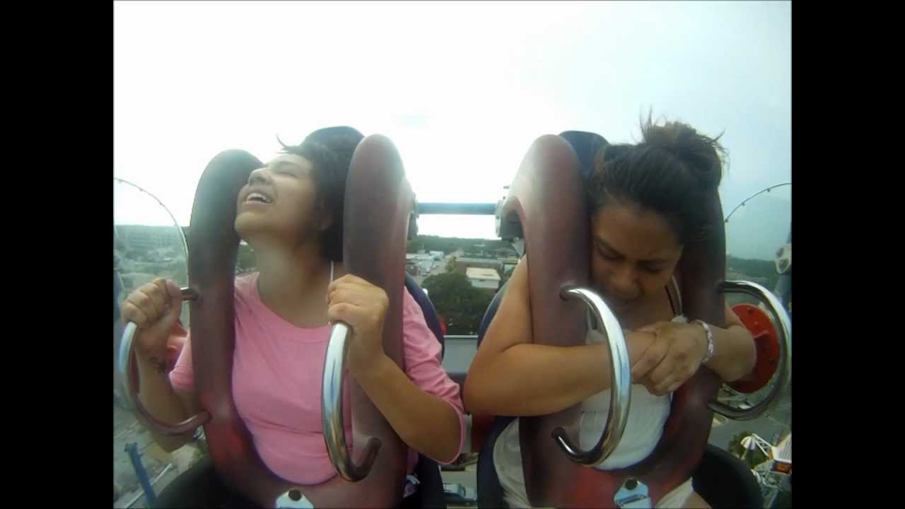 Sling Shot Ride in myrtle beach, SC (epic)